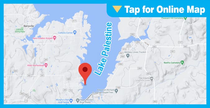 Lake Palestine: River Channel