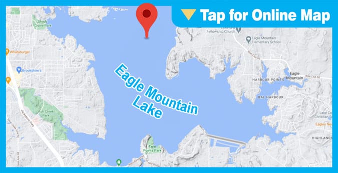 Lake Eagle Mountain: River channel