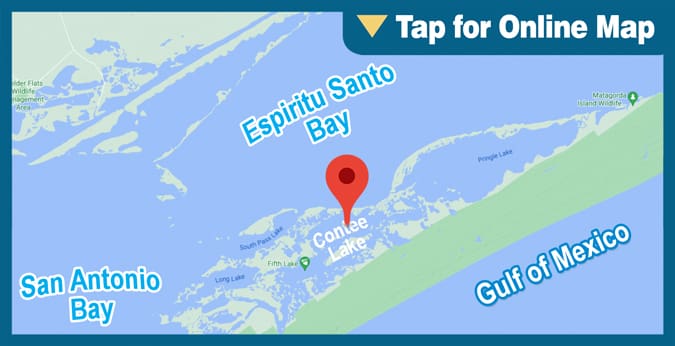 Espiritu Santo Bay: Contee Lake