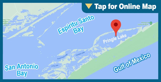 Espiritu Santo Bay: Pringle Lake