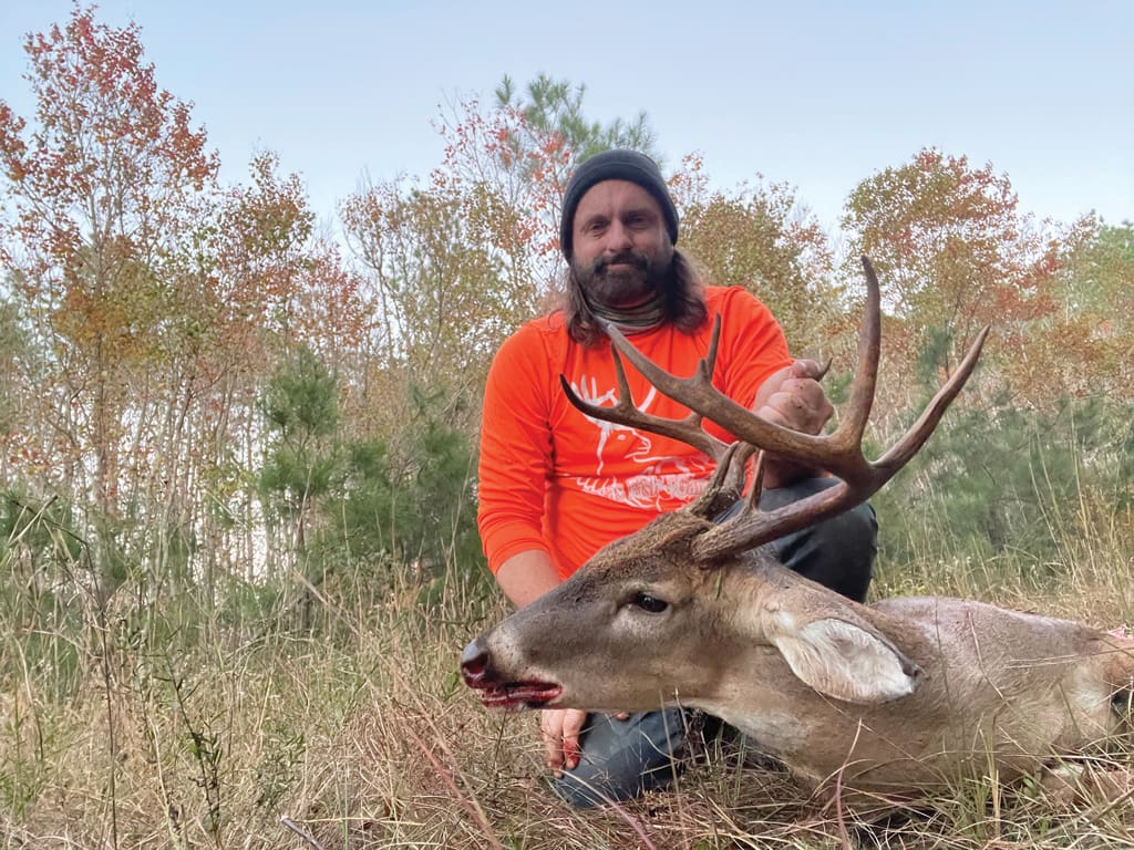 The author bagged this buck last year, his best-ever East Texas deer.