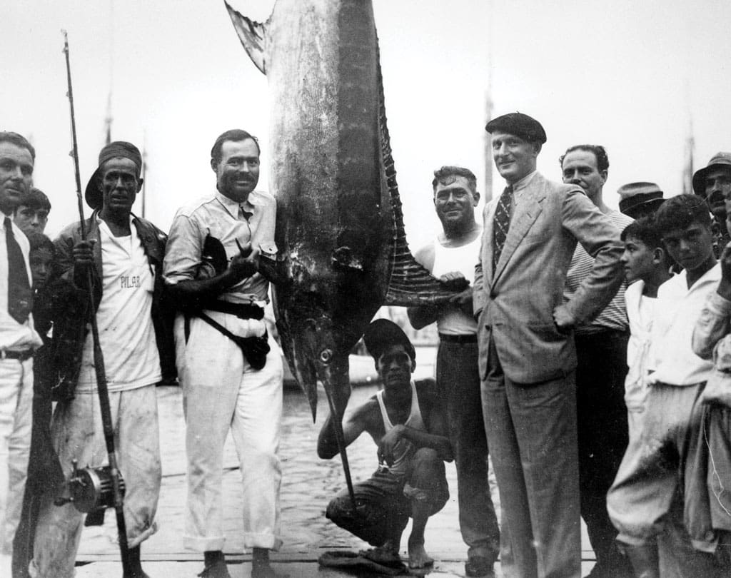 We’ve come a long way in marlin management from the days of Ernest Hemingway pictured here with a big catch.