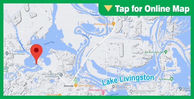 Lake Livingston: 190 Road Bed - Middle Bridge