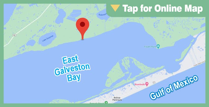 Galveston East Bay: North Shoreline