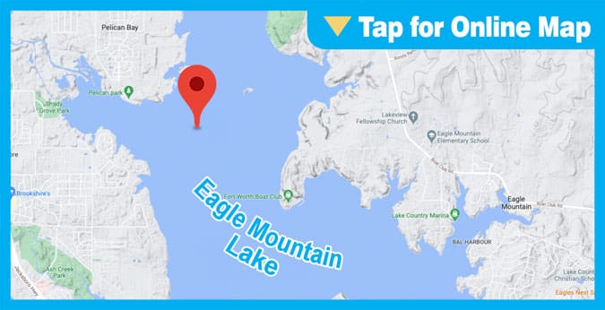 Eagle Mountain Lake: South of Pelican Island