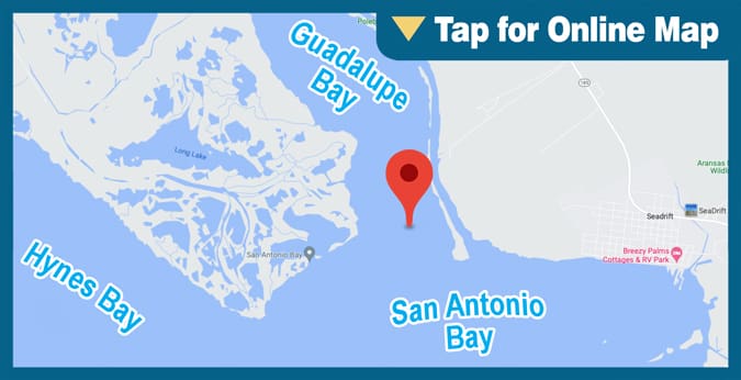 San Antonio Bay: Guadalupe Bay East Shore