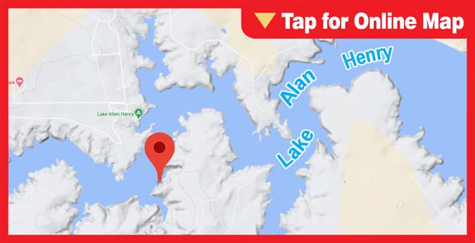 Lake Alan Henry: Main Lake Creeks