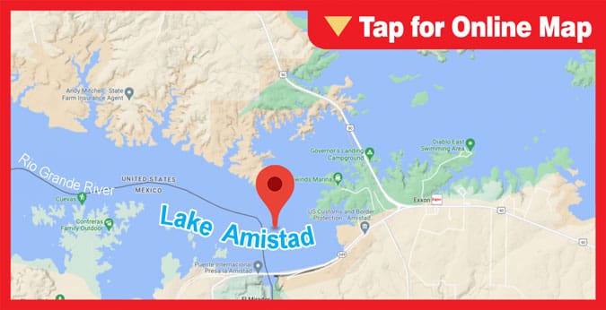 Lake Amistad: Dam Area