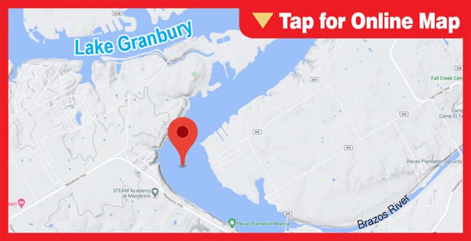 Lake Granbury: Lower End Deep Ledge