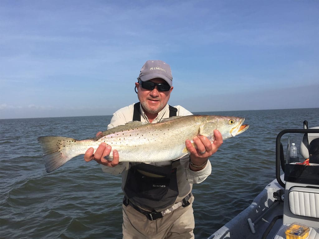 Winter is a great time to target big speckled trout. It just takes a lot of patience.