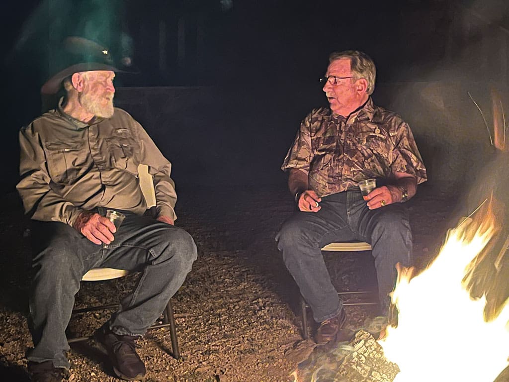 January/February is an ideal time to spend time around a campfire telling tales.