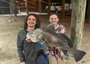 night fishing for black drum