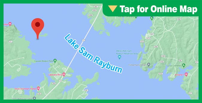 Lake Sam Rayburn: Cannons
