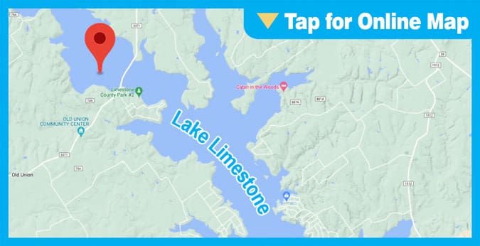 Lake Limestone: Mouth of Navasota River