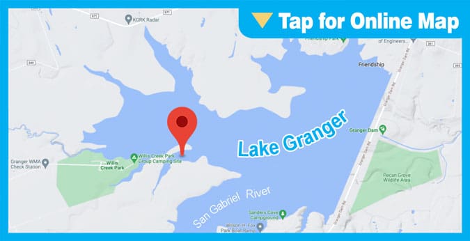 Lake Granger: Rivers, Creeks, and Coves