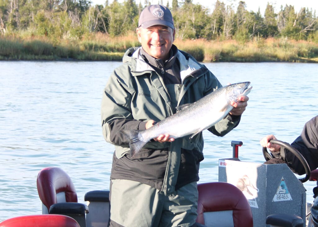 fishing for salmon