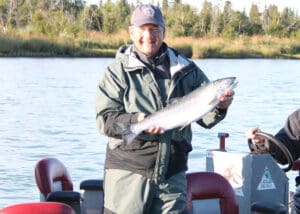 fishing for salmon