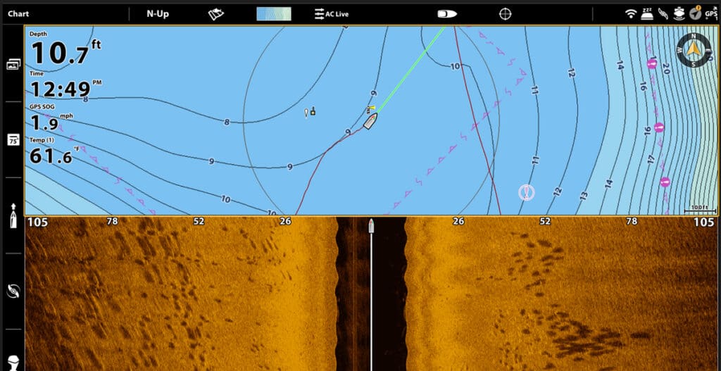 side scan fishfinder