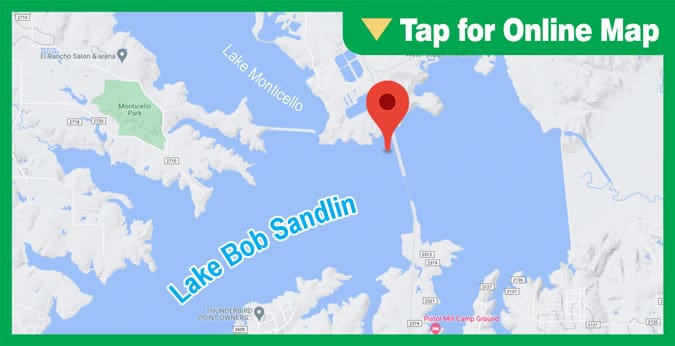 Lake Bob Sandlin: Railroad Bridge