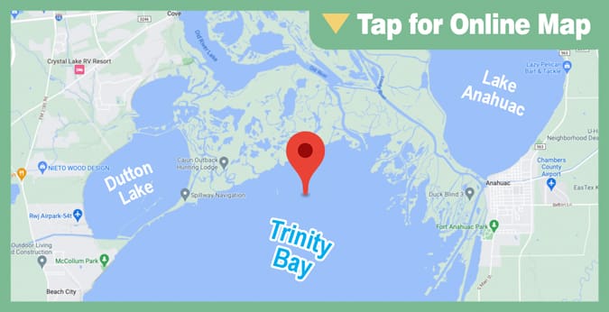 Galveston Trinity Bay: Channel Marker 72