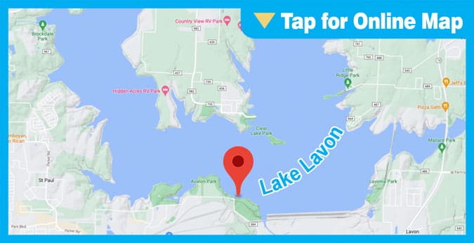 Lake Lavon: Main Lake Coves