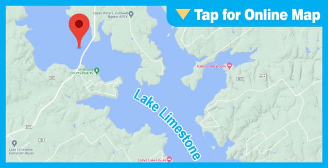 Lake Limestone: Bridge Rip Rap