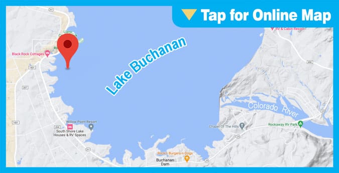 Lake Buchanan: Lower End of Main Lake