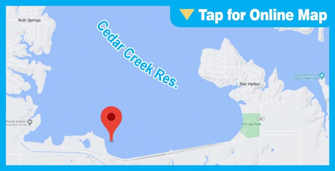Cedar Creek Lake: Main Lake