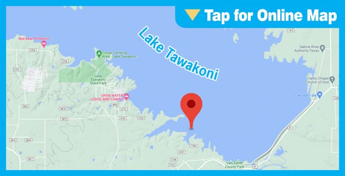 Lake Tawakoni: Wolf Cove Humps West