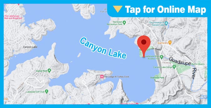 Canyon Lake: Dam Area