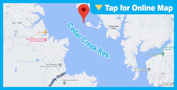Cedar Creek Lake: Main Lake