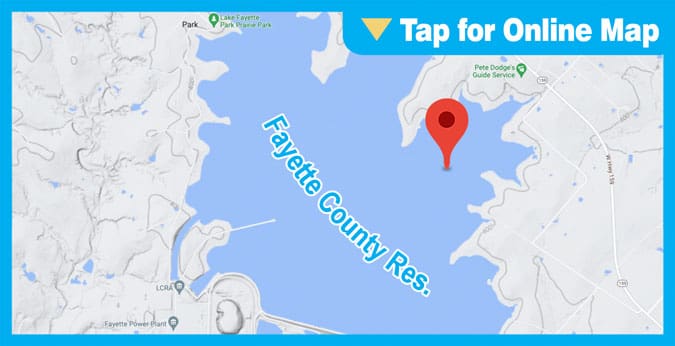 Fayette County Res.: Point Off Third Boat Ramp