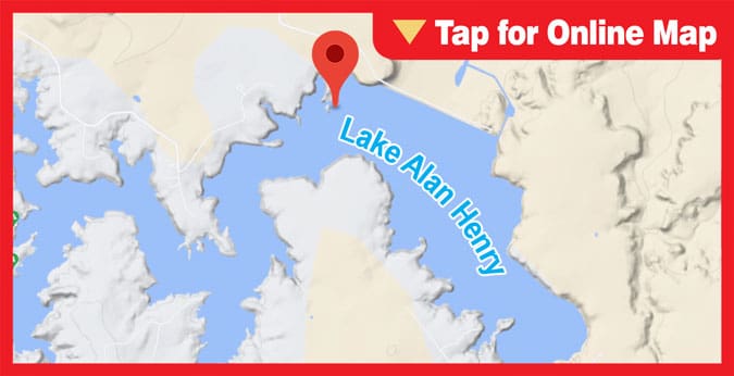 Lake Alan Henry: Dam - Deep Water Area