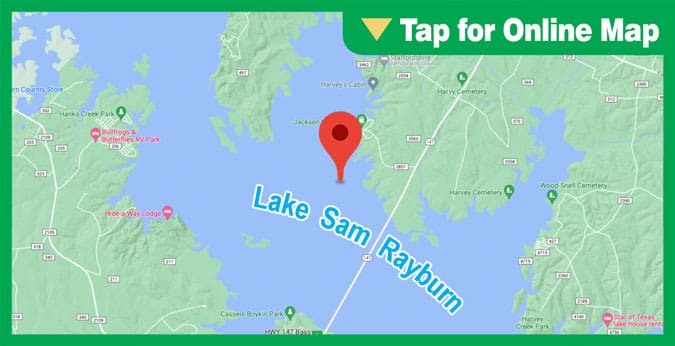 Lake Sam Rayburn: Warsaw Hump