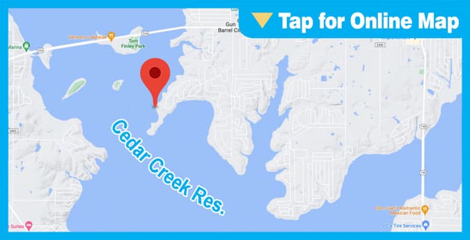 Cedar Creek Lake: Main Lake Docks