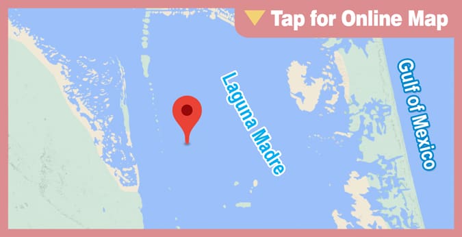 Lower Laguna Madre: Marker 45 sandbar