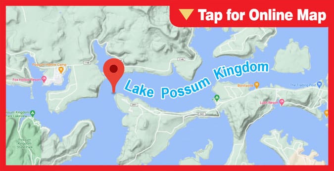 Lake Possum Kingdom: Sandy Beach