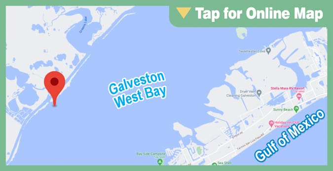 Galveston West Bay: North Shoreline