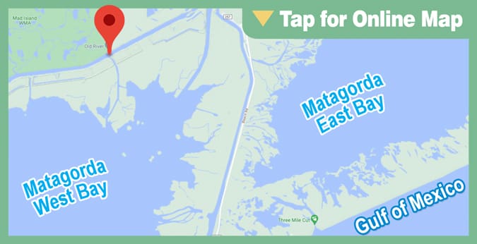 Matagorda West Bay: Intracoastal Waterway Cut