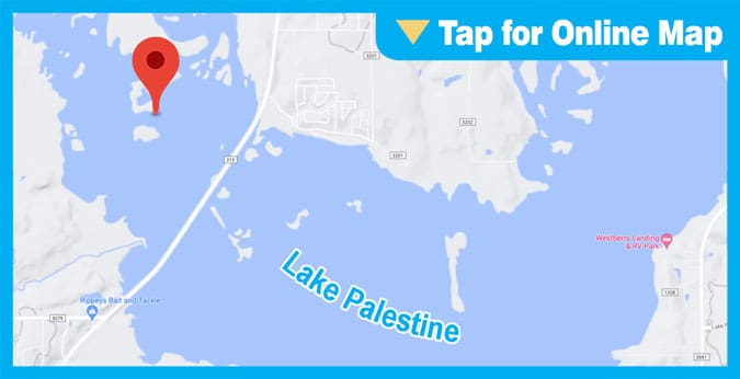 Lake Palestine: Kickapoo Creek