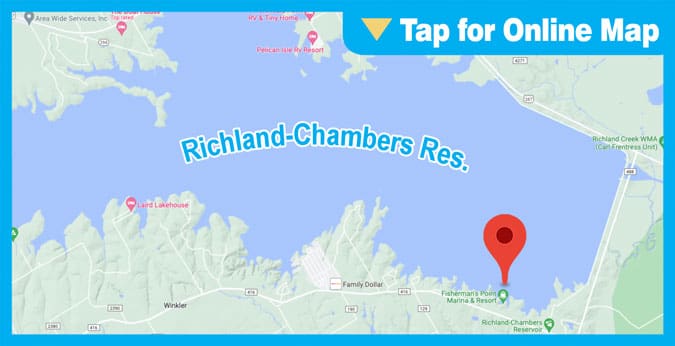 Richland Chambers Lake: Windsock Point