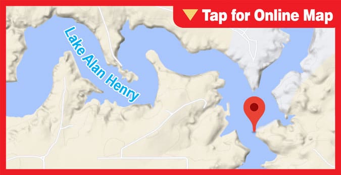 Lake Alan Henry: Main Lake Creeks