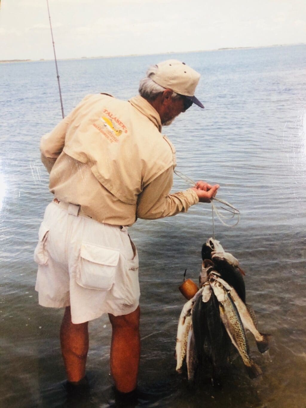 A typical stringer in “the good ole days,” when the author’s dad guided around the Matagorda system.