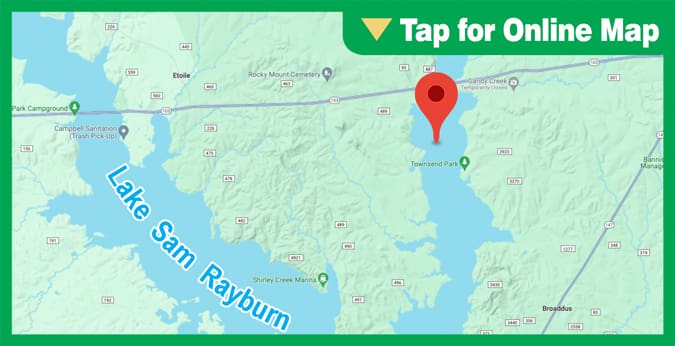 Lake Sam Rayburn: Attoyac Bends