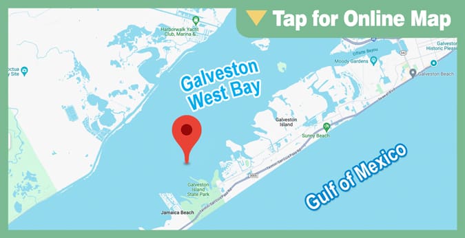 Galveston West Bay: Pirate’s Entrance