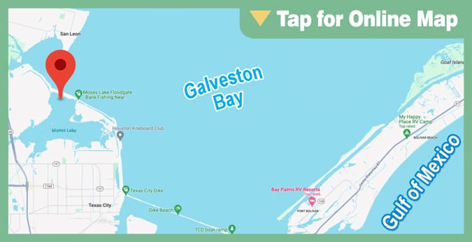 Galveston Bay: Moses Lake
