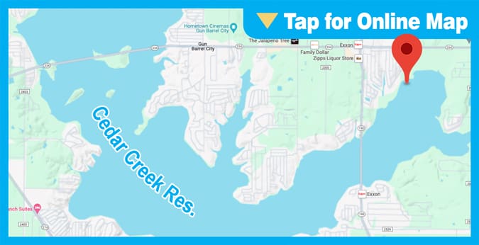 Cedar Creek Lake: Spawning Coves