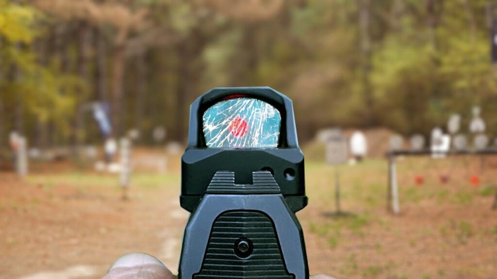 It’s a good idea to practice backup methods in case your pistol mouted optics go down.