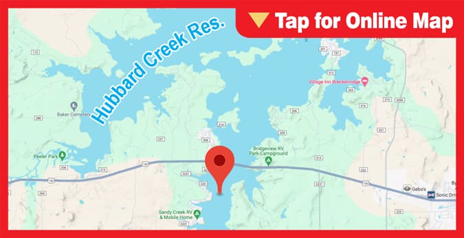Hubbard Creek Res.: Lower Creek Arm