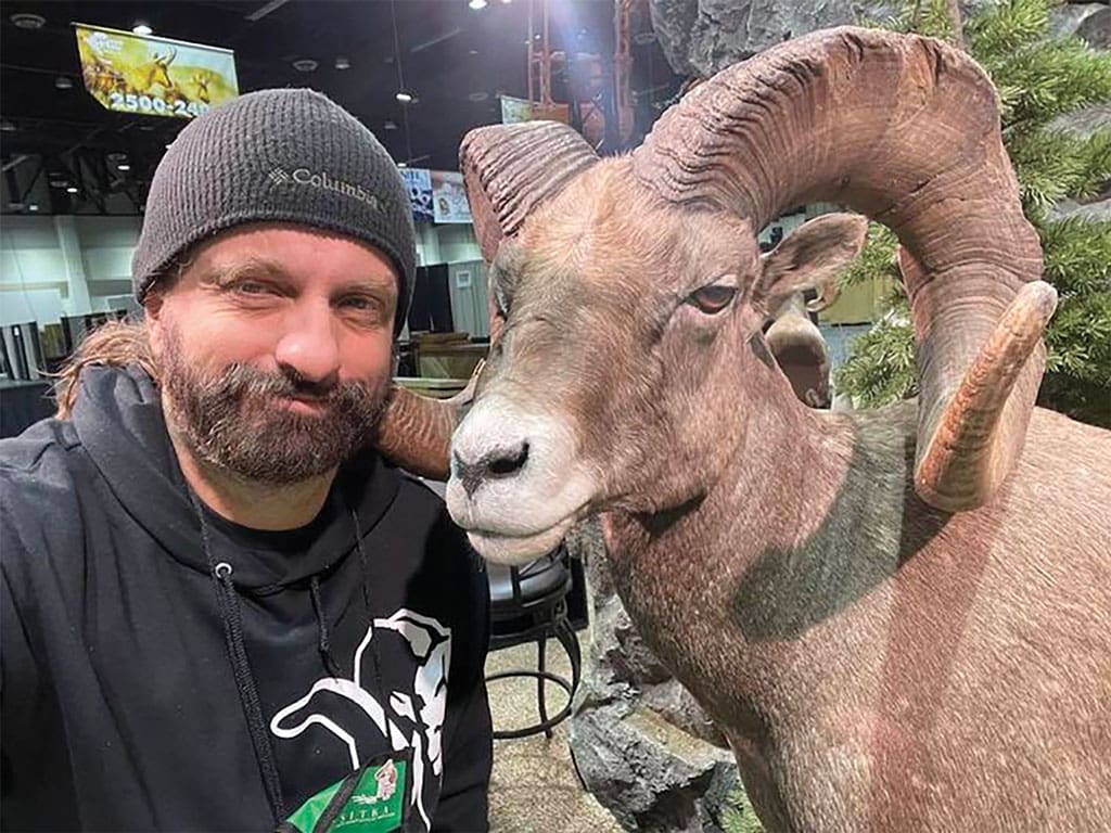 Texas Fish & Game's Chester Moore was named 2023 Outstanding Bighorn Sheep Teacher
